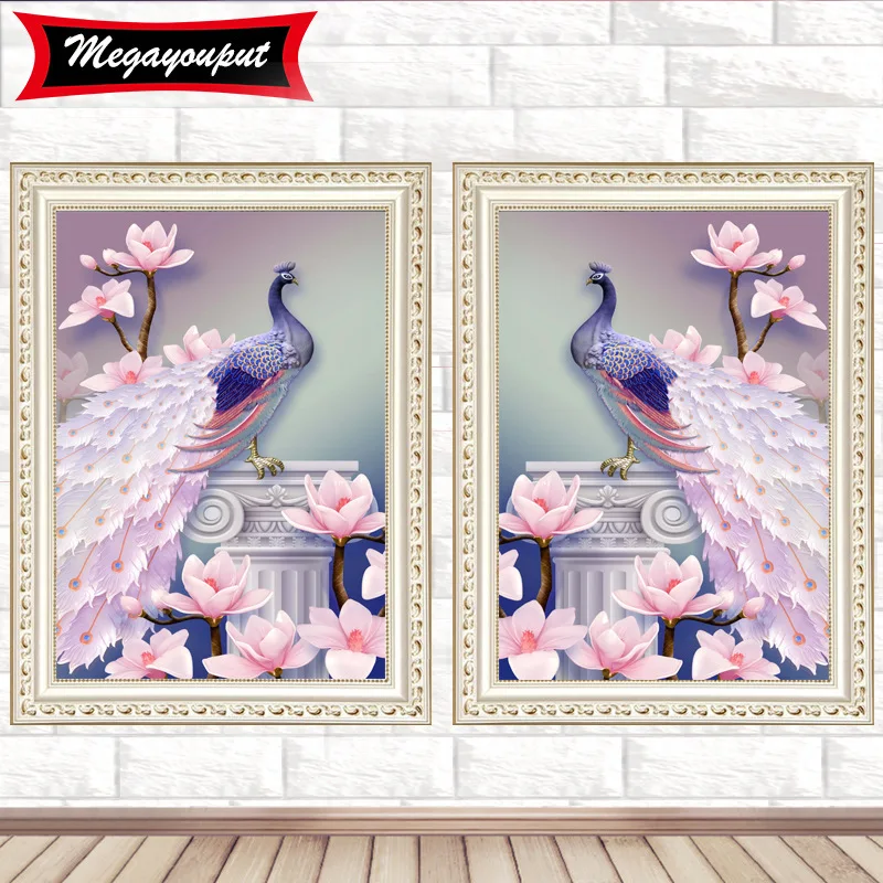 DIY 5D Diamond Painting Peacock Cross Stitch Mosaic Diamond Embroidery Creative Needlework Patterns Rhinestone Paintings
DIY 5D Diamond Painting Peacock Cross Stitch Mosaic Diamond Embroidery Creative Needlework Patterns Rhinestone Paintings