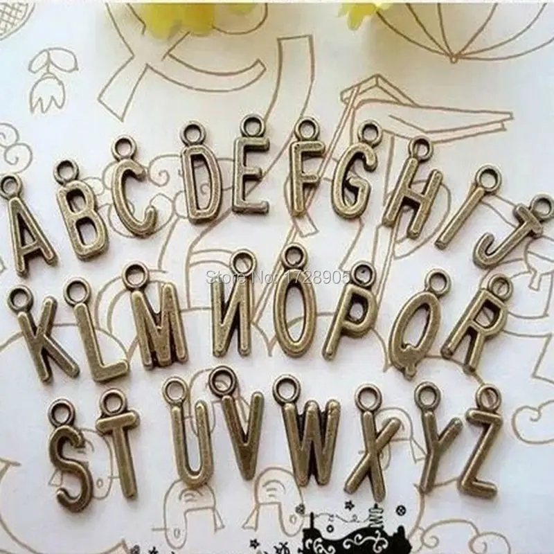Mini Order 10pcs 14mm Metal A B C D E F G H To Z 26 Alphabet Letter Charms For Jewelry DIY Vintage Handmade Pendant Charms
Mini Order 10pcs 14mm Metal A B C D E F G H To Z 26 Alphabet Letter Charms For Jewelry DIY Vintage Handmade Pendant Charms