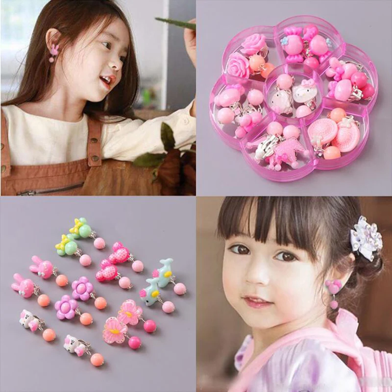 Girls Fashion Hair Accessories 7pcs/set Cute Earrings For Girls Cartoon Ear Clip Hair Wears Kids Birthday Gifts Natal Ornaments
Girls Fashion Hair Accessories 7pcs/set Cute Earrings For Girls Cartoon Ear Clip Hair Wears Kids Birthday Gifts Natal Ornaments