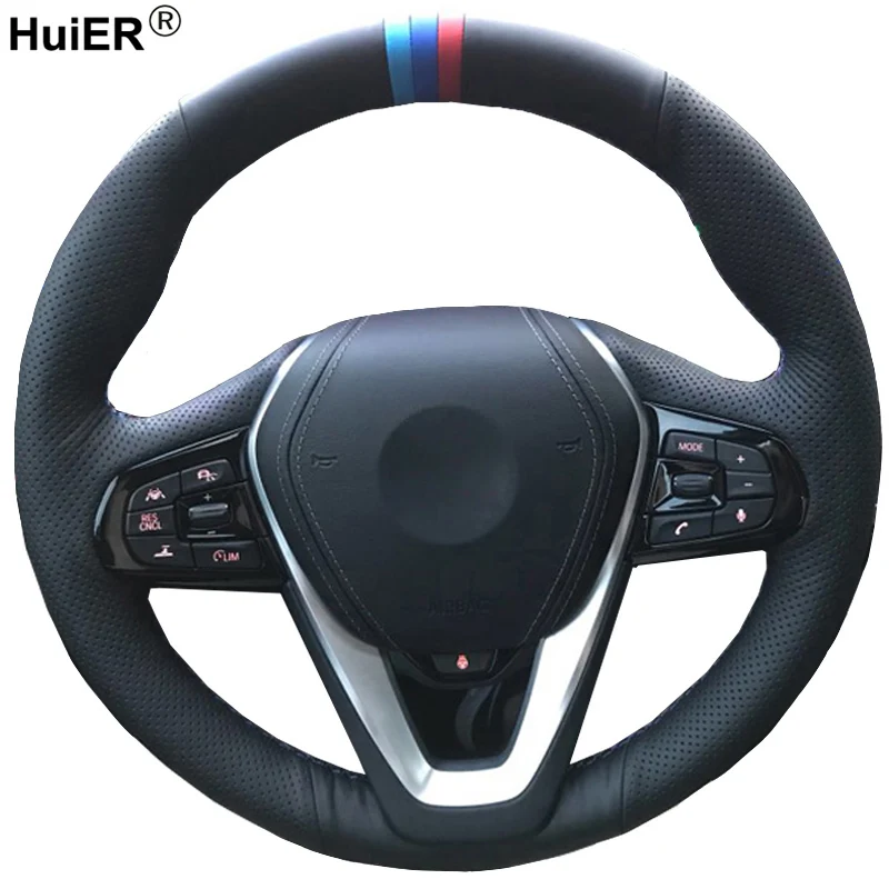 HuiER Hand Sewing Car Steering Wheel Cover For BMW G30 530i 540i 520d 530e 2016 2017 2018 G32 GT 630i 630d 2017 2018 Car Styling
HuiER Hand Sewing Car Steering Wheel Cover For BMW G30 530i 540i 520d 530e 2016 2017 2018 G32 GT 630i 630d 2017 2018 Car Styling
