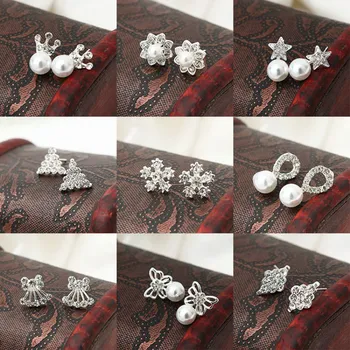 Hot Fashion Simulated Pearls Crystal Tiny Heart Leaf Star Triangle Flower Bowknot Cherry Stud Earrings For Women Cheap Jewelry
Hot Fashion Simulated Pearls Crystal Tiny Heart Leaf Star Triangle Flower Bowknot Cherry Stud Earrings For Women Cheap Jewelry