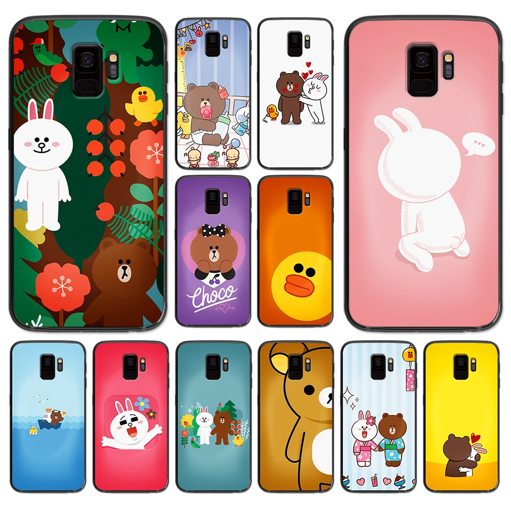 Cartoon cute brown bear and bunny soft phone cover case for Samsung Galaxy S6 S7 S8 S9 S10e Plus Note 8 9 Cases
Cartoon cute brown bear and bunny soft phone cover case for Samsung Galaxy S6 S7 S8 S9 S10e Plus Note 8 9 Cases