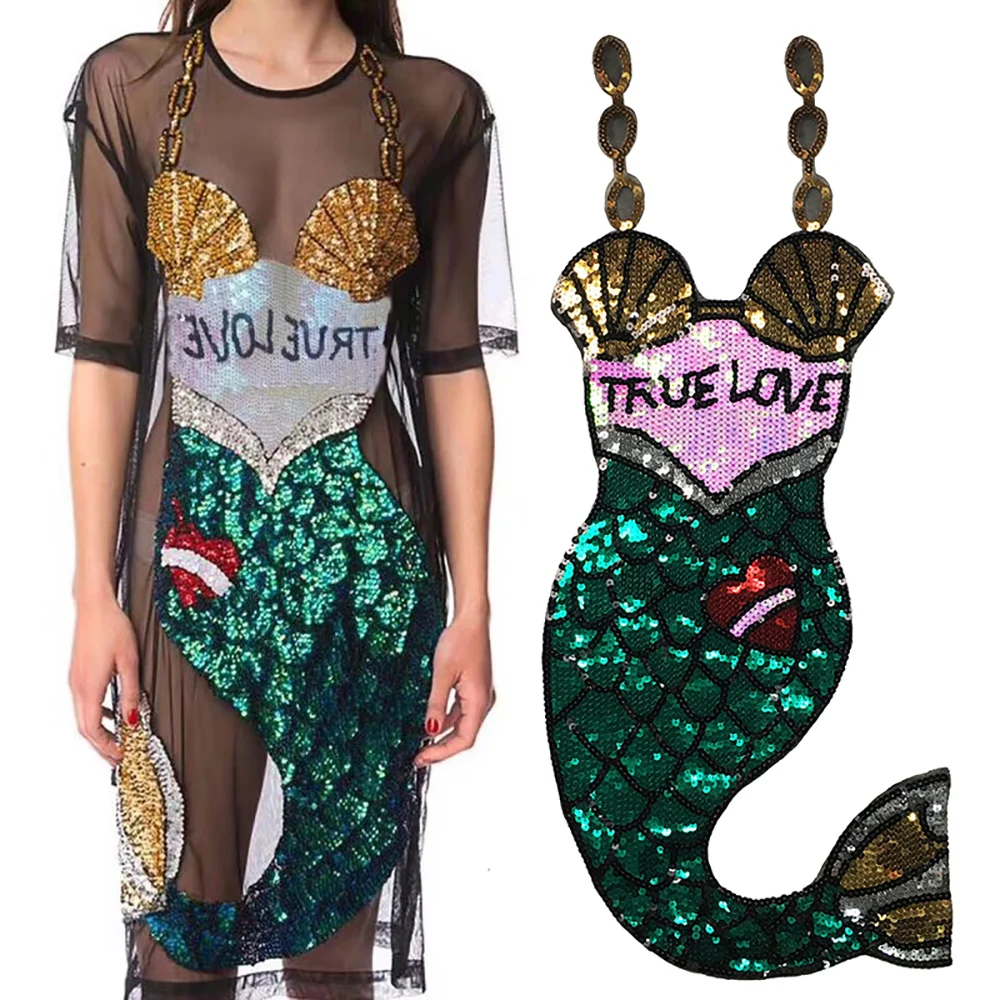 1pcs sequin Blue mermaid Clothes Costumes Sequins patches Mermaid Patches sew on High Waist Skirts patches sewing
1pcs sequin Blue mermaid Clothes Costumes Sequins patches Mermaid Patches sew on High Waist Skirts patches sewing