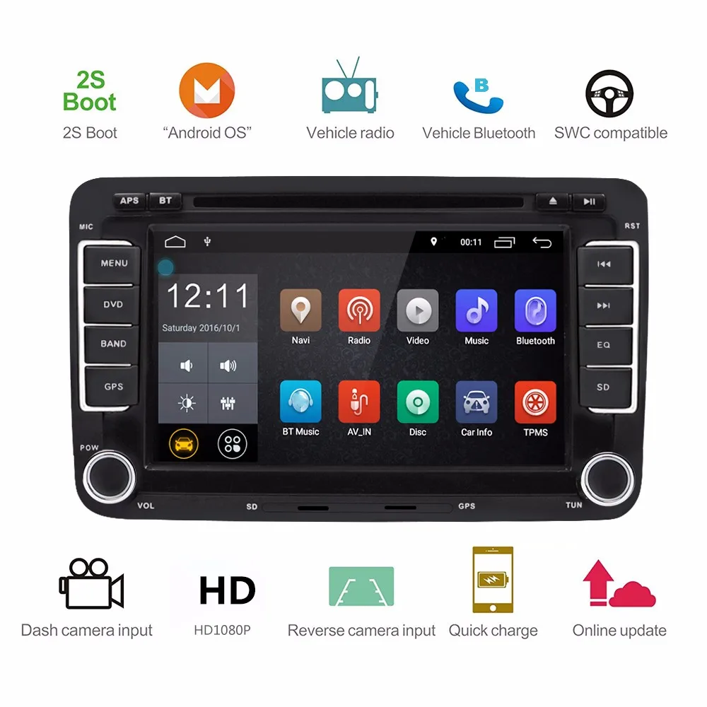 RM - CLVW70 - D 7 inch Universal Car Multimedia Player Android 6.0 1024 * 600 Double Din 1G RAM 16G ROM Car DVD Player For VW
RM - CLVW70 - D 7 inch Universal Car Multimedia Player Android 6.0 1024 * 600 Double Din 1G RAM 16G ROM Car DVD Player For VW