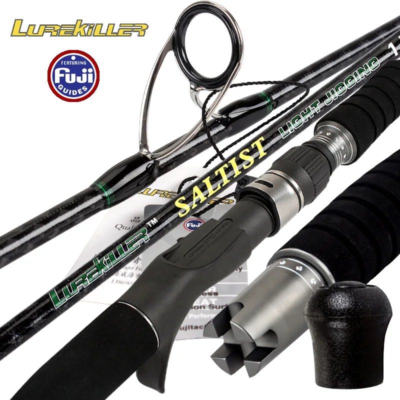 Lurekiller Original Japan Fuji parts Jigging Rod Boat Rod Spinning/Casting Rod 1.75M PE 2-5 JIG 80-250G 20kg drag Ocean rod
Lurekiller Original Japan Fuji parts Jigging Rod Boat Rod Spinning/Casting Rod 1.75M PE 2-5 JIG 80-250G 20kg drag Ocean rod
