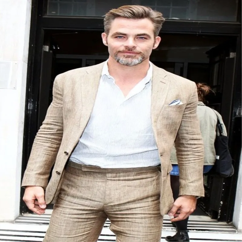 2018 Latest Coat Pant Designs Champagne Beige Linen Suits Men Slim Fit Summer Beach Causal Tuxedo Custom 2 Piece Jacket
2018 Latest Coat Pant Designs Champagne Beige Linen Suits Men Slim Fit Summer Beach Causal Tuxedo Custom 2 Piece Jacket