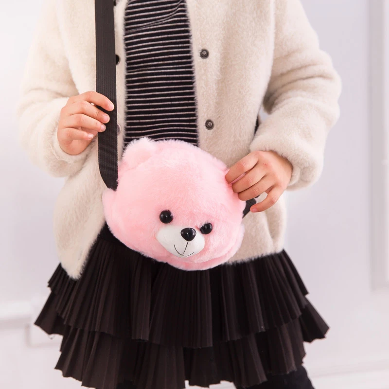 18CM Mini Cartoon Teddy Bear Head Makeup Bag Coin Purse Fill Animal Toy Girl Cute Bear Head Birthday Gift
18CM Mini Cartoon Teddy Bear Head Makeup Bag Coin Purse Fill Animal Toy Girl Cute Bear Head Birthday Gift