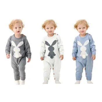 JOCESTYLE Newborn Baby Winter Warm Rompers Boys Girls Rabbit Knitted Christmas Jumpsuits Long Sleeves Infant Cute Bunny Overalls
JOCESTYLE Newborn Baby Winter Warm Rompers Boys Girls Rabbit Knitted Christmas Jumpsuits Long Sleeves Infant Cute Bunny Overalls