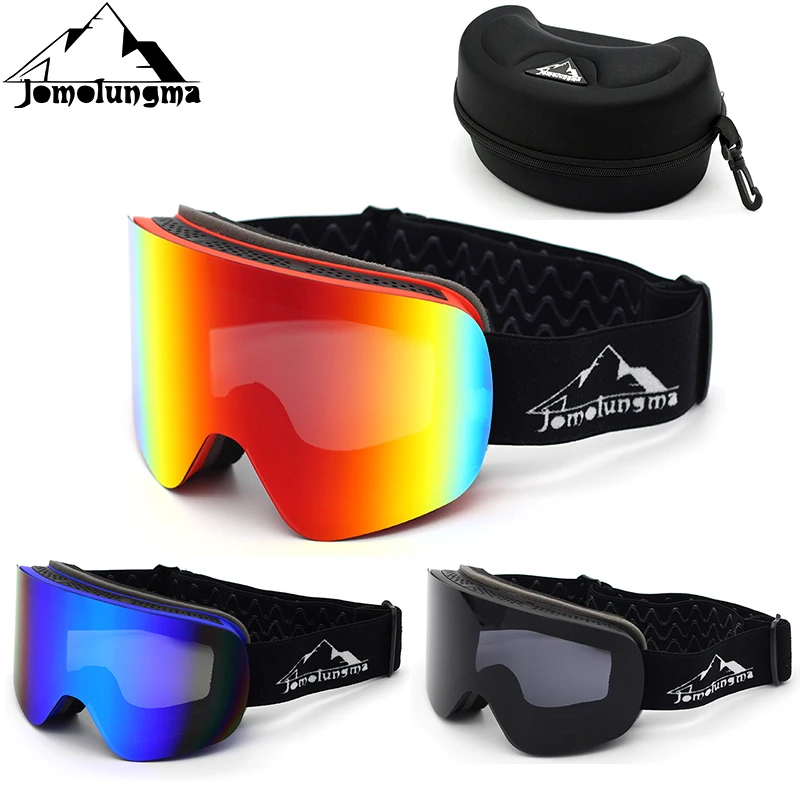 

Jomolungma Ski Goggles Double Cylindrical Layers Lens Anti-Fog UV400 Protection Men Women Snow Skiing Snowboard Glasses TG800C