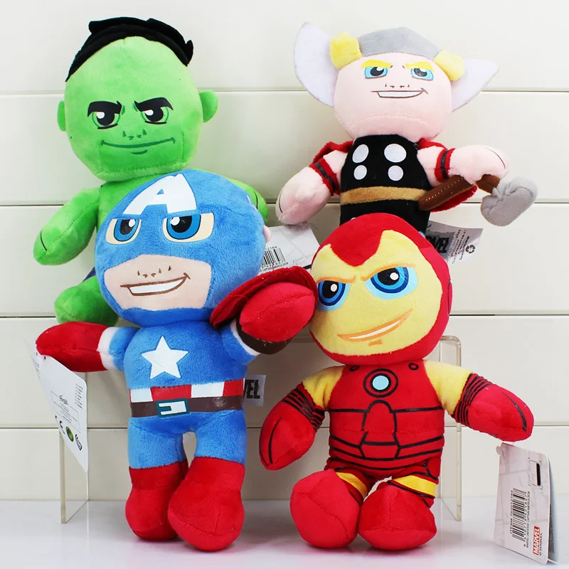 Free Shipping 4 Styles 20cm The Plush Green Hulk Thor Captain America Iron Man Plush Doll Soft Stuffed Toys
Free Shipping 4 Styles 20cm The Plush Green Hulk Thor Captain America Iron Man Plush Doll Soft Stuffed Toys