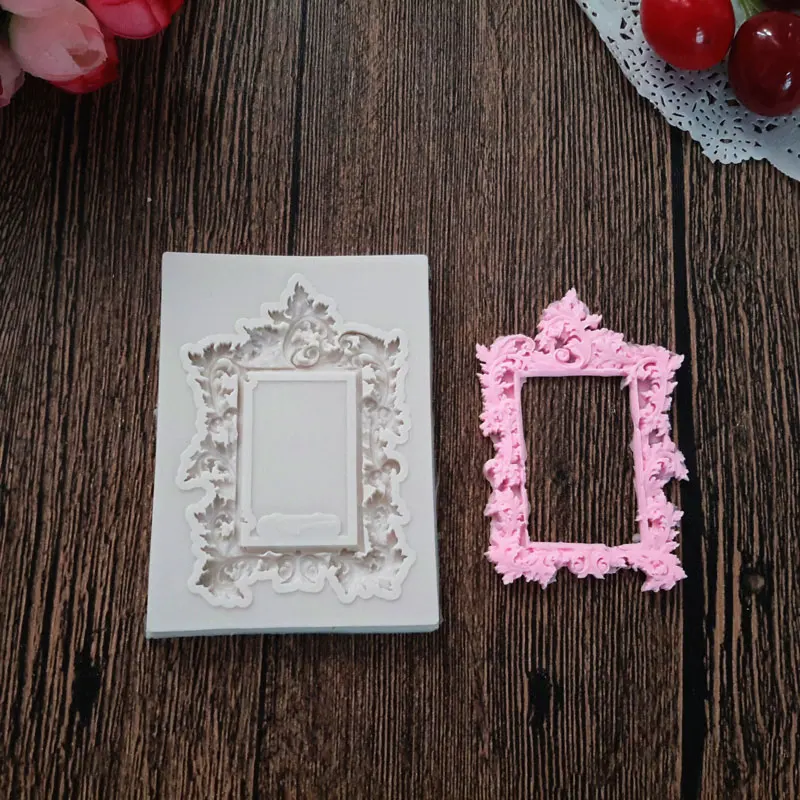 Lace Frame Silicone Mould Cupcake Polymer Clay Chocolate Resin Fimo Mold Fondant Baking Craft
Lace Frame Silicone Mould Cupcake Polymer Clay Chocolate Resin Fimo Mold Fondant Baking Craft