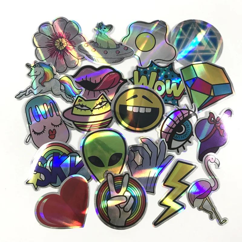 20 pics Laser Label Stickers Home Decor Car Styling Decoration Wall Sticker Skateboard Laptop Bicycle Decals 
20 pics Laser Label Stickers Home Decor Car Styling Decoration Wall Sticker Skateboard Laptop Bicycle Decals