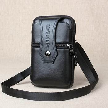 Vertical Waist Packs For Men Zipper Men's Genuine Leather Hip Bag Waist Packs Brand Bags Pack Male Small Waists Bags Leather #31
Vertical Waist Packs For Men Zipper Men's Genuine Leather Hip Bag Waist Packs Brand Bags Pack Male Small Waists Bags Leather #31