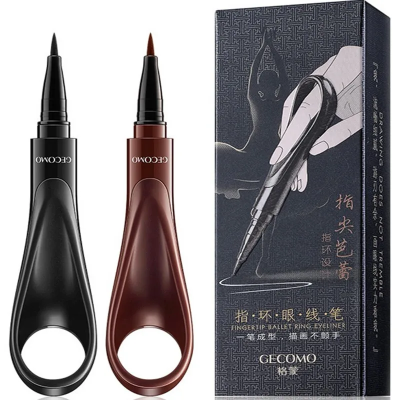 2019 Lazy Ring Easy to Draw Eyeliner Pen Brown Black Eyeliner Korean Cosmetics Makeup Tools
2019 Lazy Ring Easy to Draw Eyeliner Pen Brown Black Eyeliner Korean Cosmetics Makeup Tools