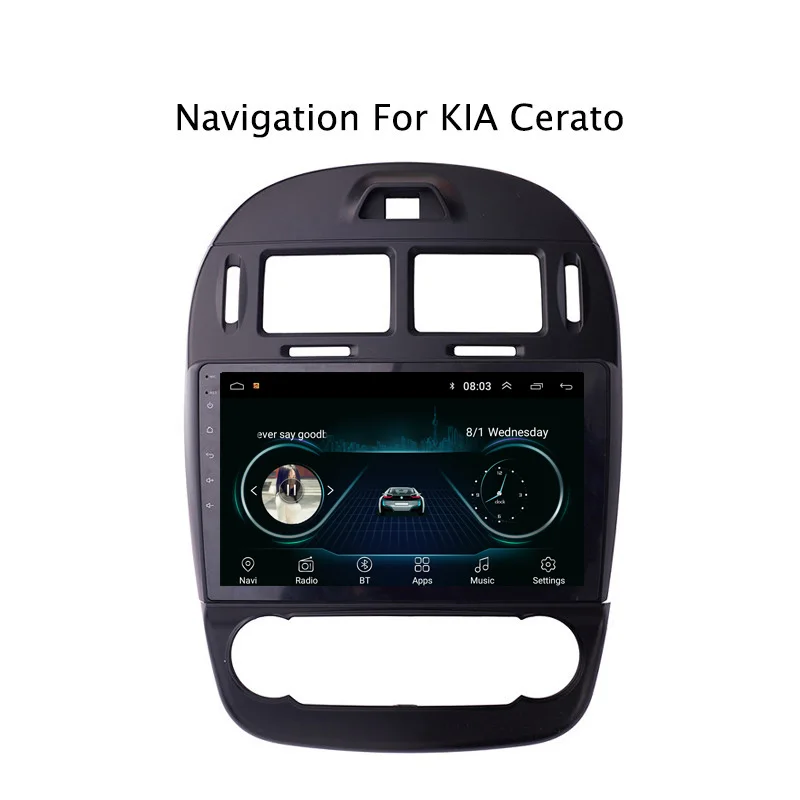 10 1 "2.5D IPS Android 8 автомобильный DVD GPS плеер для Kia Cerato 2017 2018 на автомобильном Радио