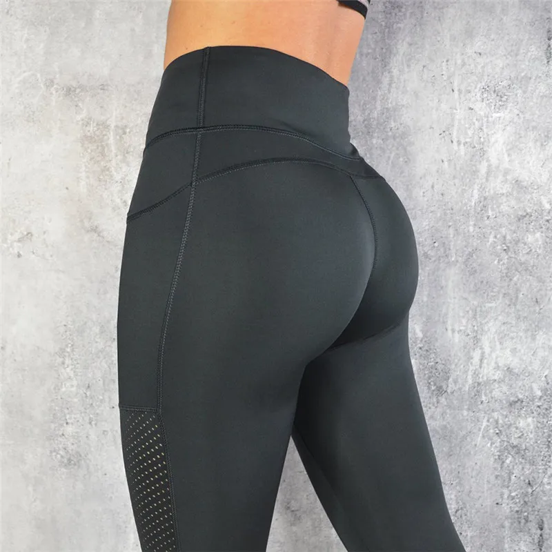 Breathable Mesh Patchwork Fitness Leggings Women High Waist Push Up Pants Side Packet Thick Elastic Skinny Sporting Leggings
Breathable Mesh Patchwork Fitness Leggings Women High Waist Push Up Pants Side Packet Thick Elastic Skinny Sporting Leggings