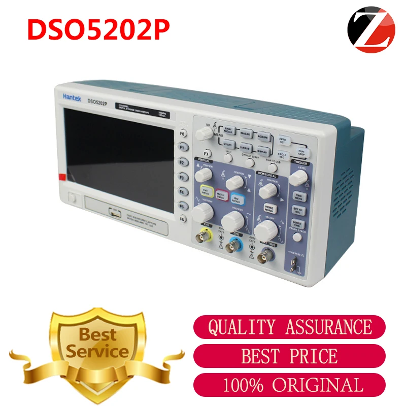 Original Hantek DSO5202P Digital storage oscilloscope DSO5202P 200MHz Top Quality 2Channels 1GSa/s 7'' TFT LCD
Original Hantek DSO5202P Digital storage oscilloscope DSO5202P 200MHz Top Quality 2Channels 1GSa/s 7'' TFT LCD