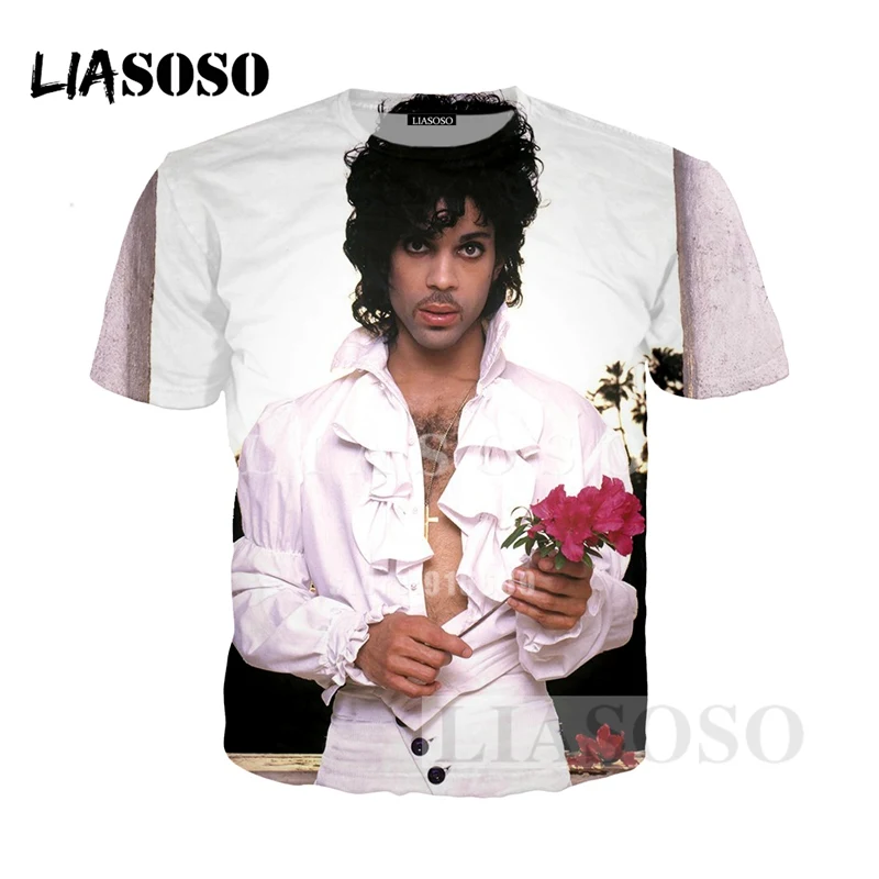 LIASOSO NEW Famous American Singer Prince Roger Nelson Tees 3D Print t shirt/Hoodie/Sweatshirt Unisex Hip Hop Rock Tops G844
LIASOSO NEW Famous American Singer Prince Roger Nelson Tees 3D Print t shirt/Hoodie/Sweatshirt Unisex Hip Hop Rock Tops G844