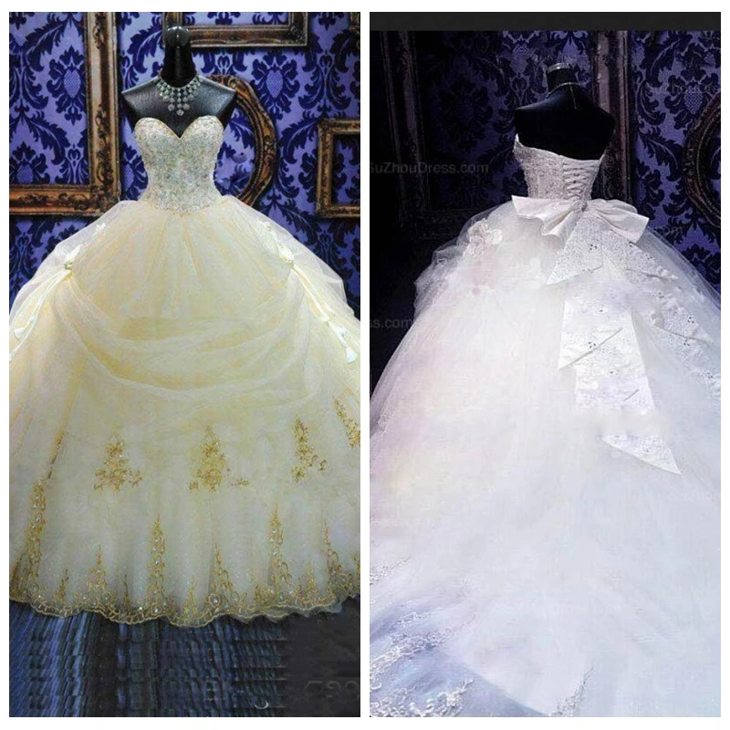 

2017 16 Years Dress Ball Gowns Quinceanera Dresses Lace Appliques Organza Gold Beaded Sequined Masquerade Debutante Gowns Custom