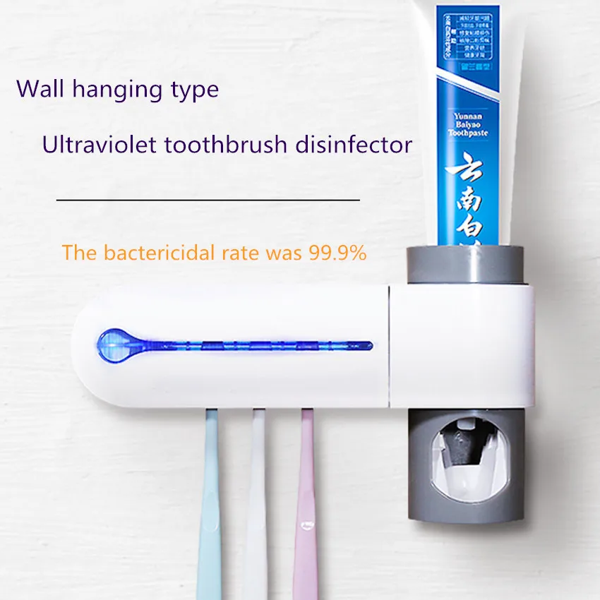 New Automatic Ultraviolet Household Toothpaste Dispenser Sterilizer Toothbrush Disinfection Holder Suit dropshipping
New Automatic Ultraviolet Household Toothpaste Dispenser Sterilizer Toothbrush Disinfection Holder Suit dropshipping