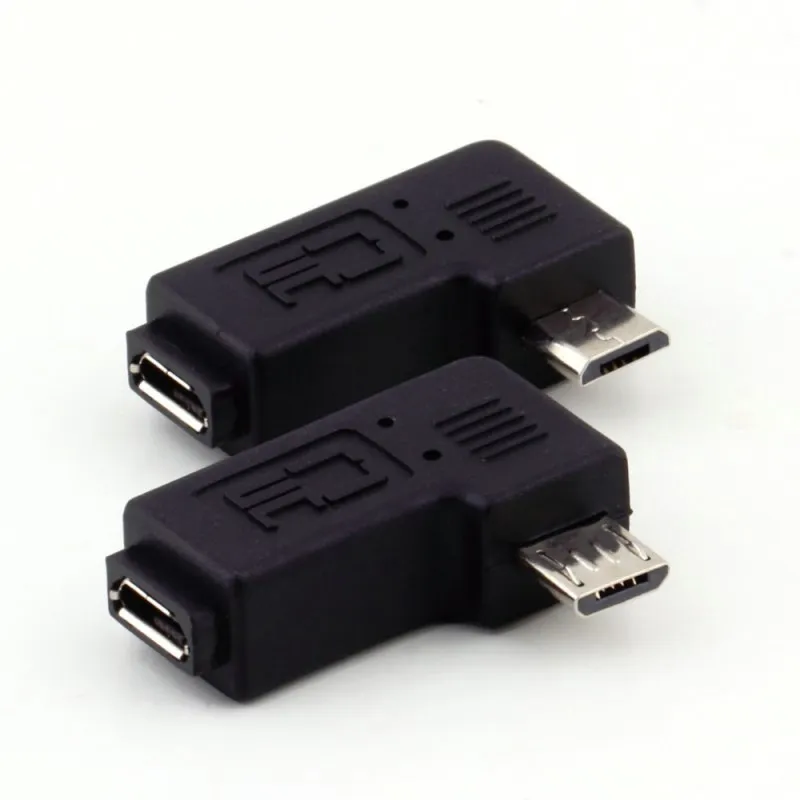 Connector 90 Degree Right + Left Angled Micro USB 2.0 5Pin Male to Female M/F Extension connector Adapter (2pcs) Free Shipping
Connector 90 Degree Right + Left Angled Micro USB 2.0 5Pin Male to Female M/F Extension connector Adapter (2pcs) Free Shipping