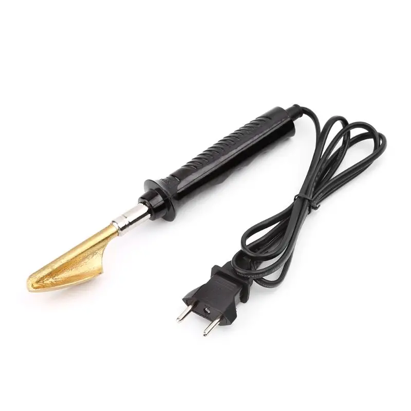 1PC Electric Soldering Iron With Plastic Handle Flat Tip For Car Bumper Repair Hand Welding Tools EU Plug |