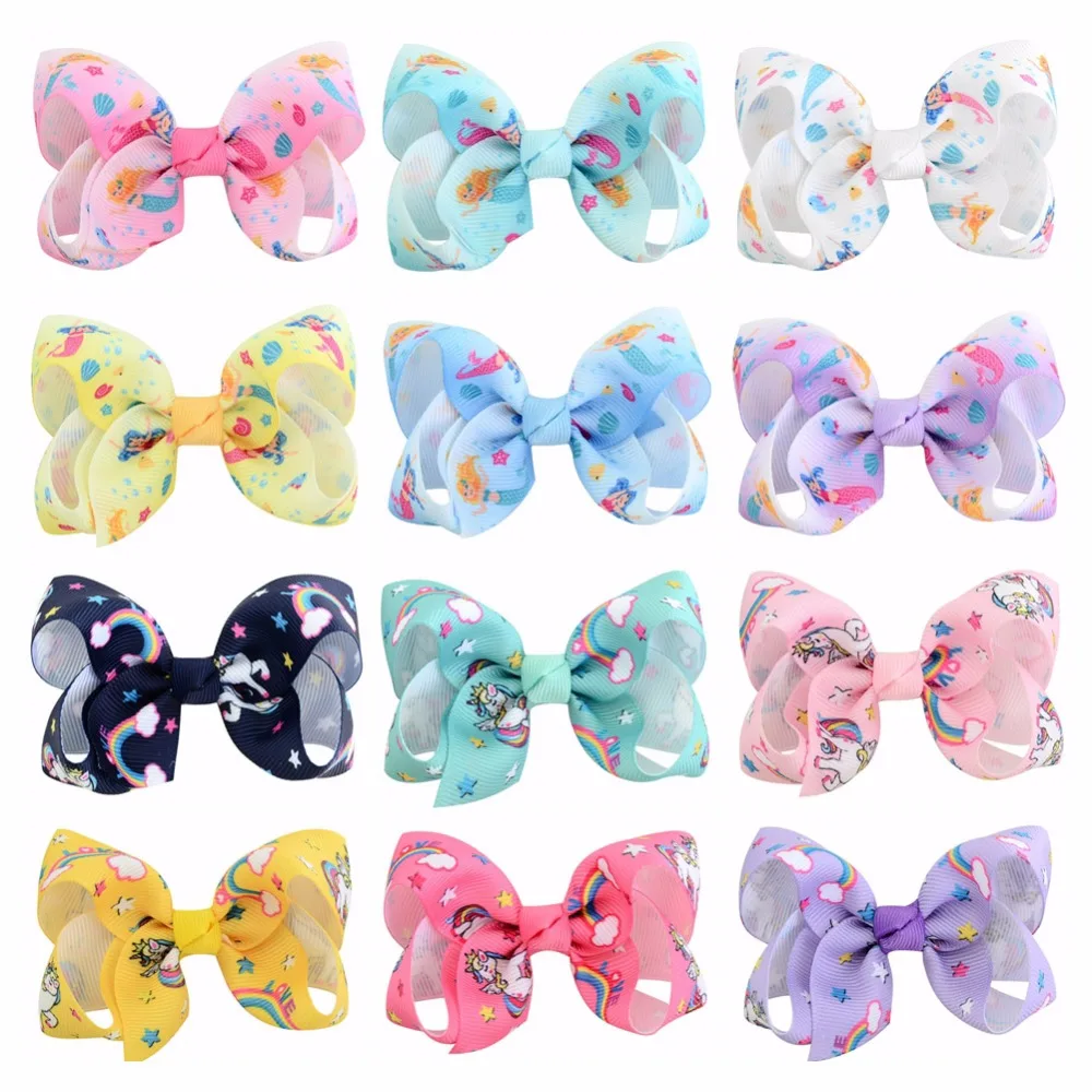 12pcs/lot 3 Inch Mermaid Rainbow bridge unicorn Hair clips for girls Boutique Hair Accessories 858
12pcs/lot 3 Inch Mermaid Rainbow bridge unicorn Hair clips for girls Boutique Hair Accessories 858
