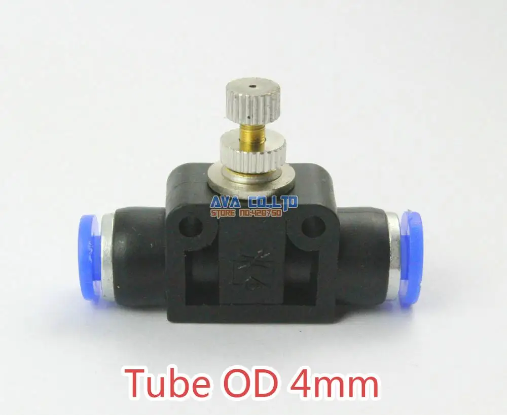 10 Pieces Tube OD 4mm Air Flow Speed Control Valve Pneumatic Connector Push In To Connect Fitting
10 Pieces Tube OD 4mm Air Flow Speed Control Valve Pneumatic Connector Push In To Connect Fitting