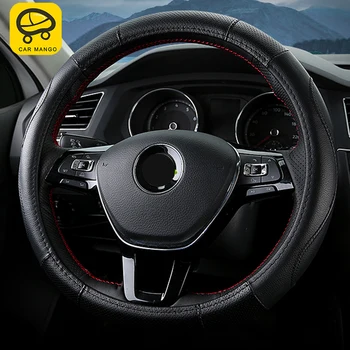 CARMANGO Accessories Auto Car Universal Steering Wheel Cover High Quality Leather Interior
CARMANGO Accessories Auto Car Universal Steering Wheel Cover High Quality Leather Interior