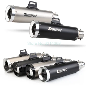 Universal Modified Motorcycle Scooter Exhaust Mufflers ID:51mm Black&Silver Stainless Steel Silencers for TMAX500 TMAX530 ZX6R
Universal Modified Motorcycle Scooter Exhaust Mufflers ID:51mm Black&Silver Stainless Steel Silencers for TMAX500 TMAX530 ZX6R