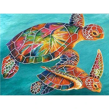 DIY 5D Full Diamond Painting Cross Stitch two colorful sea turtles Diamond Embroidery Needlework Patterns Rhinestone kits
DIY 5D Full Diamond Painting Cross Stitch two colorful sea turtles Diamond Embroidery Needlework Patterns Rhinestone kits