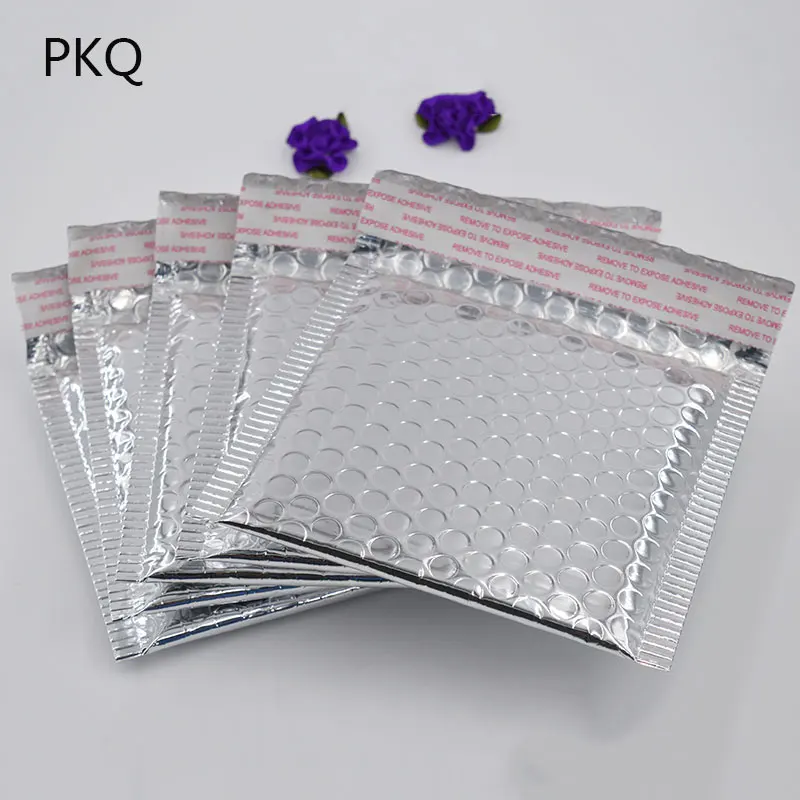 11*13cm Sliver small bubble envelopes bag padded metallic mailer shipping | Дом и сад