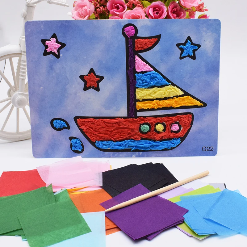 Handicraft Kids Crafts Toys For Children Felt Paper Diy Blue Boat Material Kindergarten Handwork Arts And Craft Girl Boy Gift
Handicraft Kids Crafts Toys For Children Felt Paper Diy Blue Boat Material Kindergarten Handwork Arts And Craft Girl Boy Gift