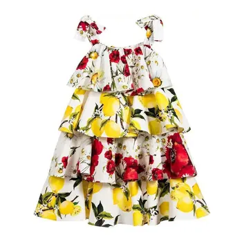 2018 New summer children's dresses lemon style dresses for girls fashion 2-10T suspender grils layered dresses
2018 New summer children's dresses lemon style dresses for girls fashion 2-10T suspender grils layered dresses