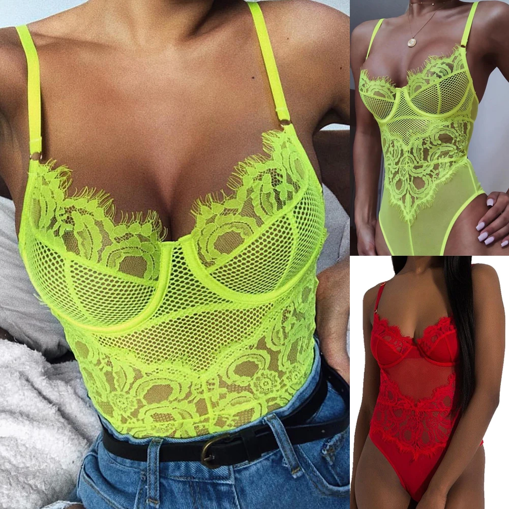2019 Sexy Lace Lingerie Women Lingerie Deep V Neck Lace Jumpsuit Babydoll Sleepwear Underwear Teddies Bodysuit
2019 Sexy Lace Lingerie Women Lingerie Deep V Neck Lace Jumpsuit Babydoll Sleepwear Underwear Teddies Bodysuit