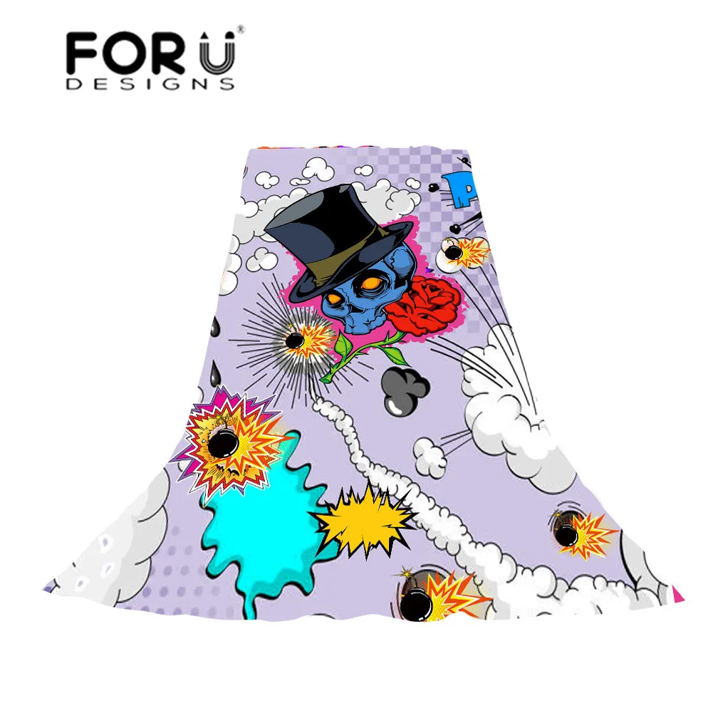 FORUDESIGNS Funny Skull Printing Women Scarf Ladies Graffiti Stylish Slik Scarves for Females Bohemian Beach Long Hijab Towels
FORUDESIGNS Funny Skull Printing Women Scarf Ladies Graffiti Stylish Slik Scarves for Females Bohemian Beach Long Hijab Towels
