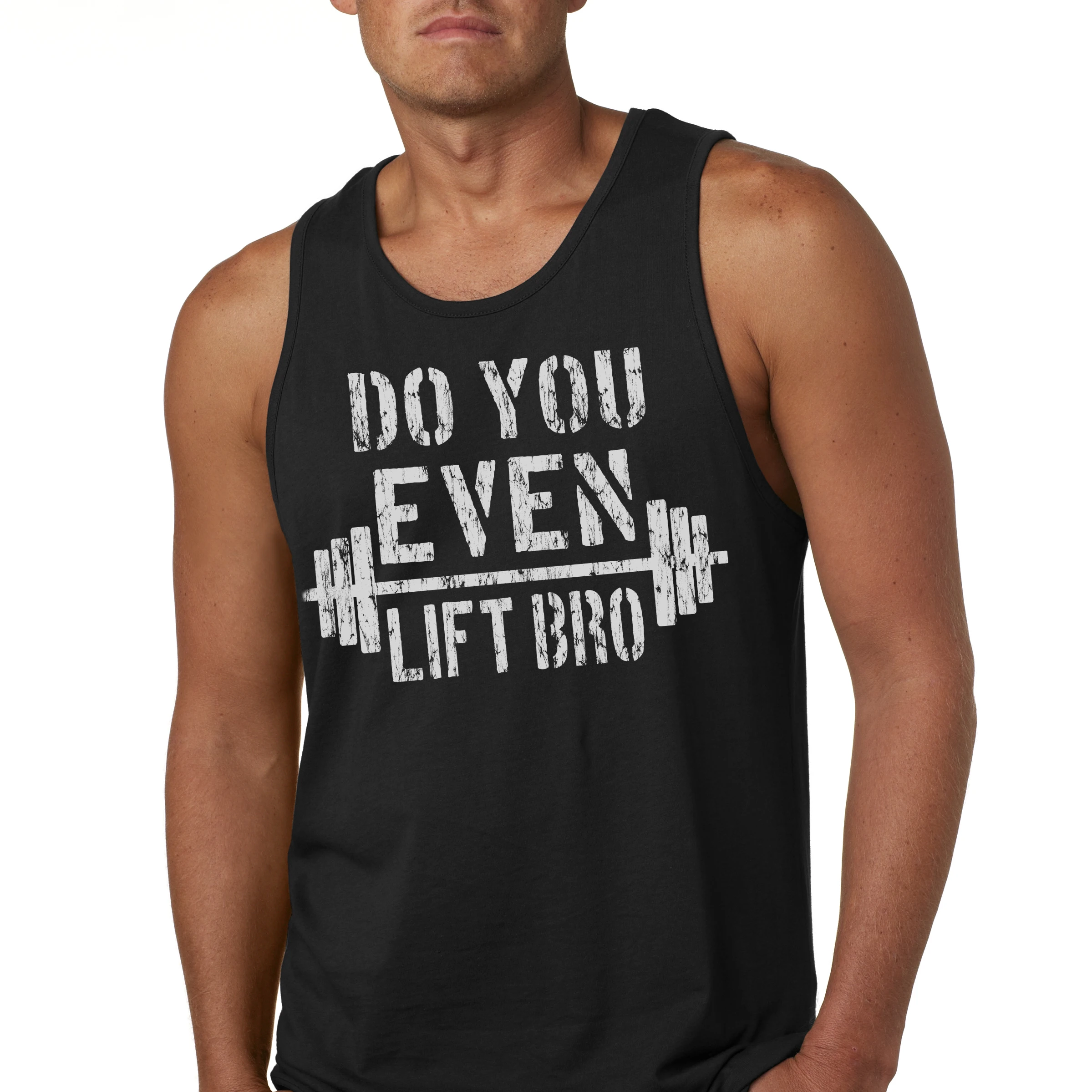 Do You Even Lift Tank Top funny Bro shirt weightlifting apparel workout gear