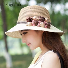Kagenmo Straw hat beach hat female summer big sun-shading sunscreen sun hats straw female sun cap summer breathable caps
Kagenmo Straw hat beach hat female summer big sun-shading sunscreen sun hats straw female sun cap summer breathable caps