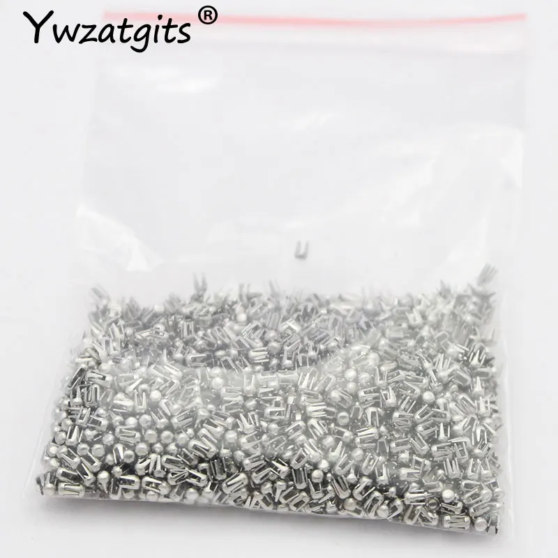 500 pcs/lot 3*2.3mm Silver Spikes Rivets Four Claw Nail Metal DIY For Clothing Garment Nailed Beads Machine Accessories YJ0210
500 pcs/lot 3*2.3mm Silver Spikes Rivets Four Claw Nail Metal DIY For Clothing Garment Nailed Beads Machine Accessories YJ0210