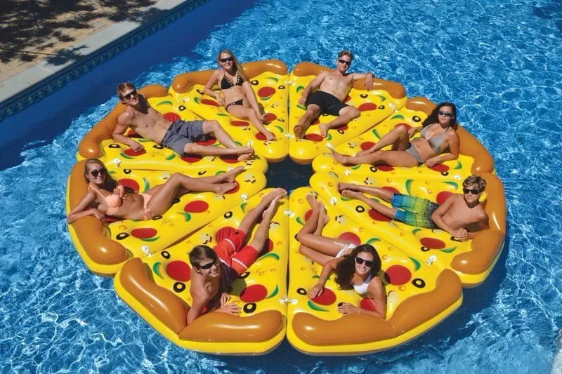 72 "180cm Inflatable Pizza Float