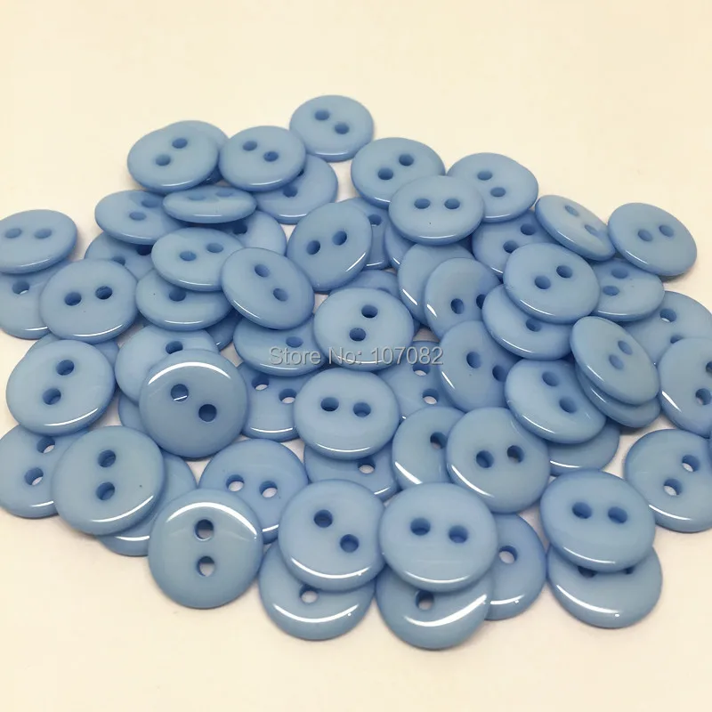 1000pcs 11mm Round Resin 2 Holes Buttons T-shirt Sewing Button Embellishments Cardmaking Scrapbooking SkyBlue Color
1000pcs 11mm Round Resin 2 Holes Buttons T-shirt Sewing Button Embellishments Cardmaking Scrapbooking SkyBlue Color