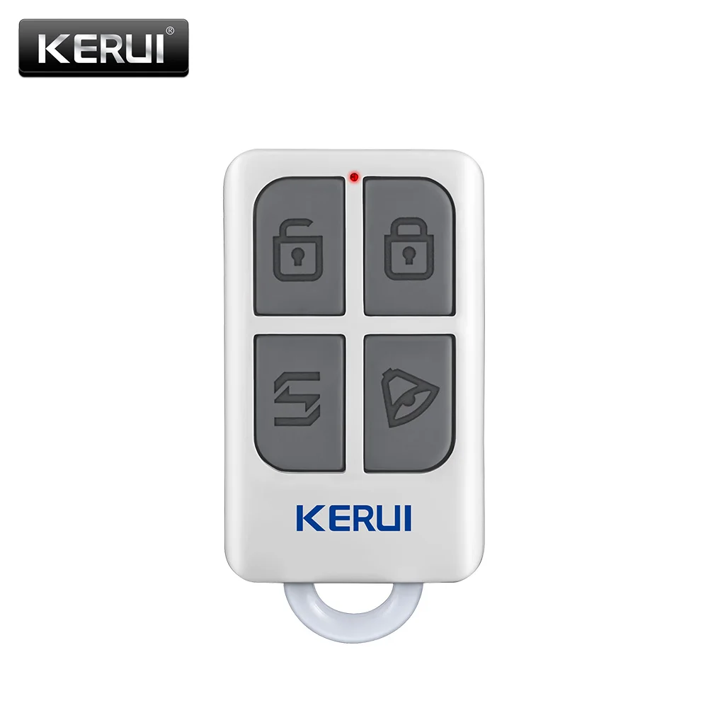 KERUI Wireless High-Performance Portable Remote Control 4 Buttons Keychain For WIFI GSM PSTN Home Security Alarm System
KERUI Wireless High-Performance Portable Remote Control 4 Buttons Keychain For WIFI GSM PSTN Home Security Alarm System