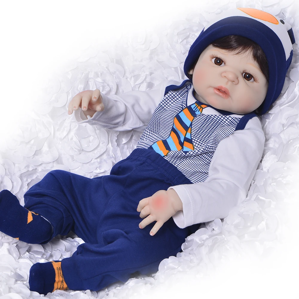 Fashion 23'' Reborn Baby Dolls Full Body Silicone Vinyl Realistic 57 cm Babies Reborn For Kids Playmates Gift Toys Newborn Doll
Fashion 23'' Reborn Baby Dolls Full Body Silicone Vinyl Realistic 57 cm Babies Reborn For Kids Playmates Gift Toys Newborn Doll