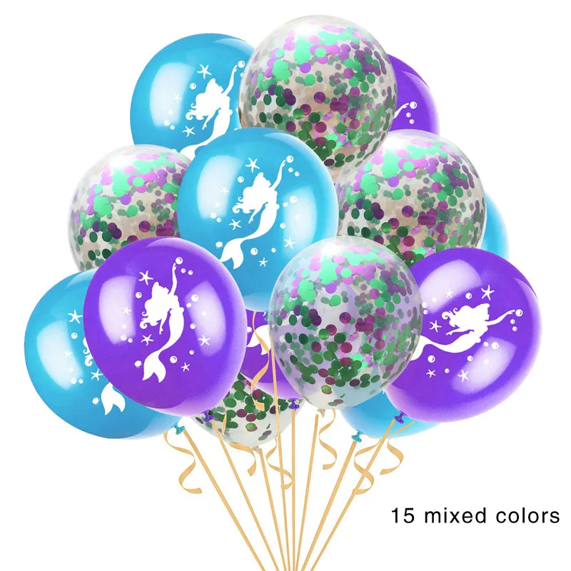 15 Pieces Color Mix Set Unicorn Mermaid Balloons 12 Inch Transparent Latex Gold Paper Balloons Rose Gold Confetti Fragments Ball
15 Pieces Color Mix Set Unicorn Mermaid Balloons 12 Inch Transparent Latex Gold Paper Balloons Rose Gold Confetti Fragments Ball