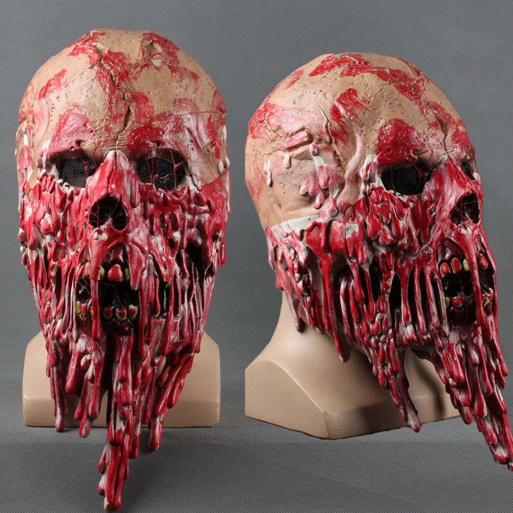 Blood Color Skull Skeleton Cosplay Mask Latex Full Head Zombie Scary Creepy Horrible Helmet Party Halloween Fancy Dress Ball
Blood Color Skull Skeleton Cosplay Mask Latex Full Head Zombie Scary Creepy Horrible Helmet Party Halloween Fancy Dress Ball