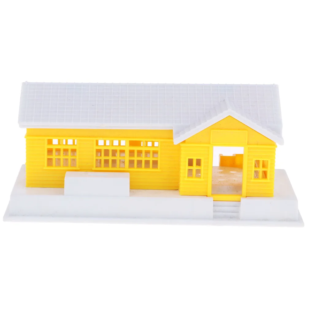 1:87 Scale Modern Miniature Building House DIY Sand Table Railway Diorama dollhouse style unique design Perfect for DIY