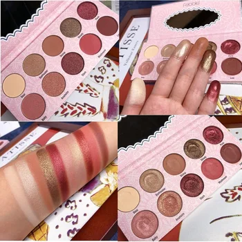 10 Colors Eyeshadow Palette Shimmer Matte Glitter EyeShdow Pallete Smoky Pigment Nude Eyeshadow Palette Cosmetic Makeup Palette
10 Colors Eyeshadow Palette Shimmer Matte Glitter EyeShdow Pallete Smoky Pigment Nude Eyeshadow Palette Cosmetic Makeup Palette