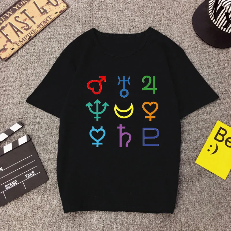 Sailor Moon Summer New Fashion Black Women T Shirt Harajuku Short Sleeve Ulzzang Aesthetic Letter Anime Cartoon Top Tees Female
Sailor Moon Summer New Fashion Black Women T Shirt Harajuku Short Sleeve Ulzzang Aesthetic Letter Anime Cartoon Top Tees Female