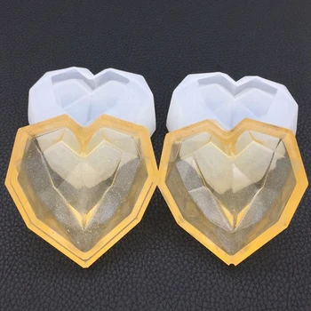 2Pcs/Set 3D Crystal Geometry Love Storage Box Mold Epoxy Mold Decorative Jewelry Resin Molds For Jewelry Making Tool
2Pcs/Set 3D Crystal Geometry Love Storage Box Mold Epoxy Mold Decorative Jewelry Resin Molds For Jewelry Making Tool