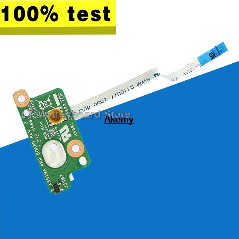 GinTai Power Button Board Replacement for Asus X551 X551C X551CA X551M X551MA X551MAV F551 F551M F551MA 35XJCP80000 60NB0340